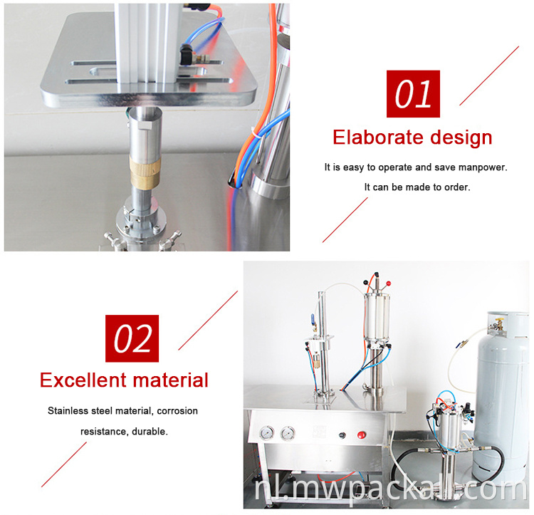 Automatisch graad De ingeademde aerosolvullingafdichtmachine, flessenmachine uit China